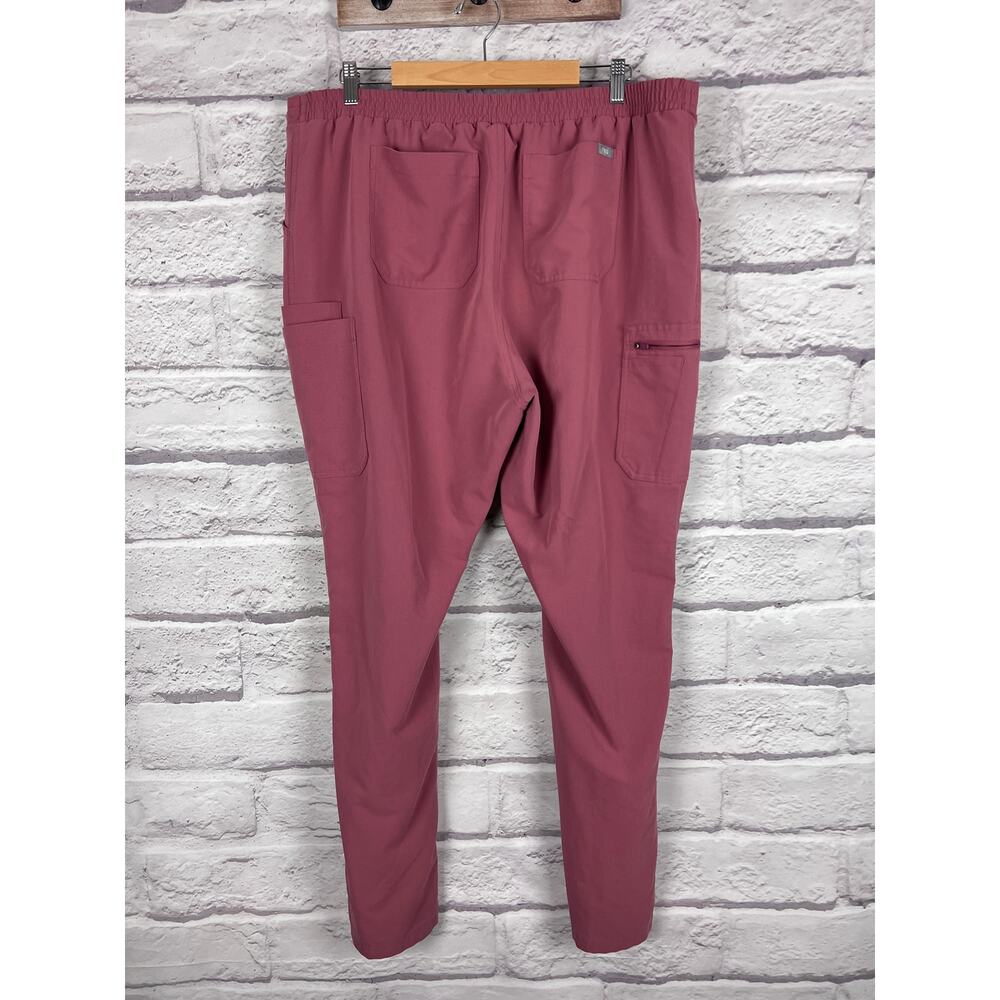FIGS Womens XXL Tall Mauve Yola Skinny Scrub Pants FION Medical RN Bottoms RN - Picture 3 of 9
